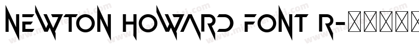 Newton Howard Font R字体转换